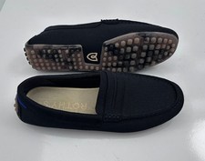 Rothy's The Driver Loafers Knit Slip-on Shoes, Women's 8, Black