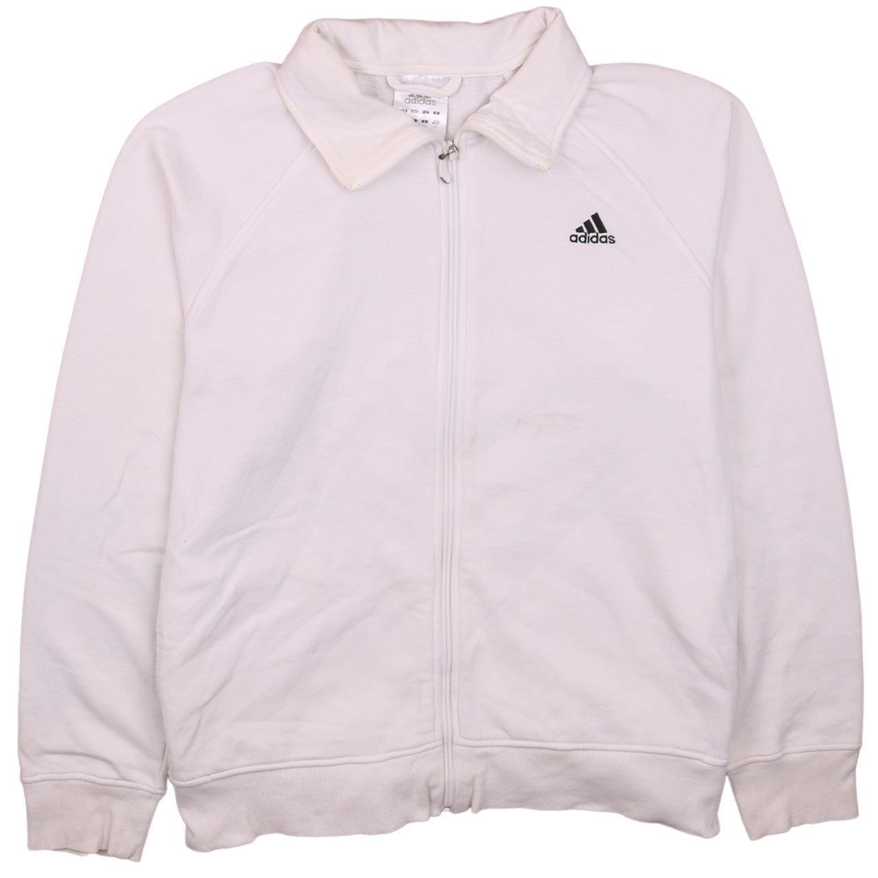 Adidas White Sweatshirt Womens L
