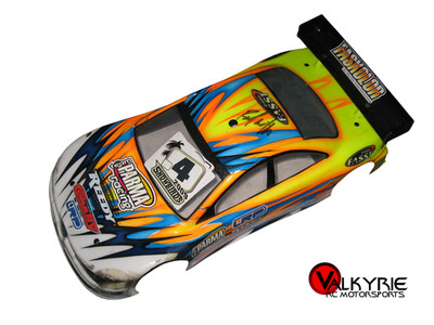Vintage RC Factory Team Touring Car Body Painted Autographed Used / 2009 Snow