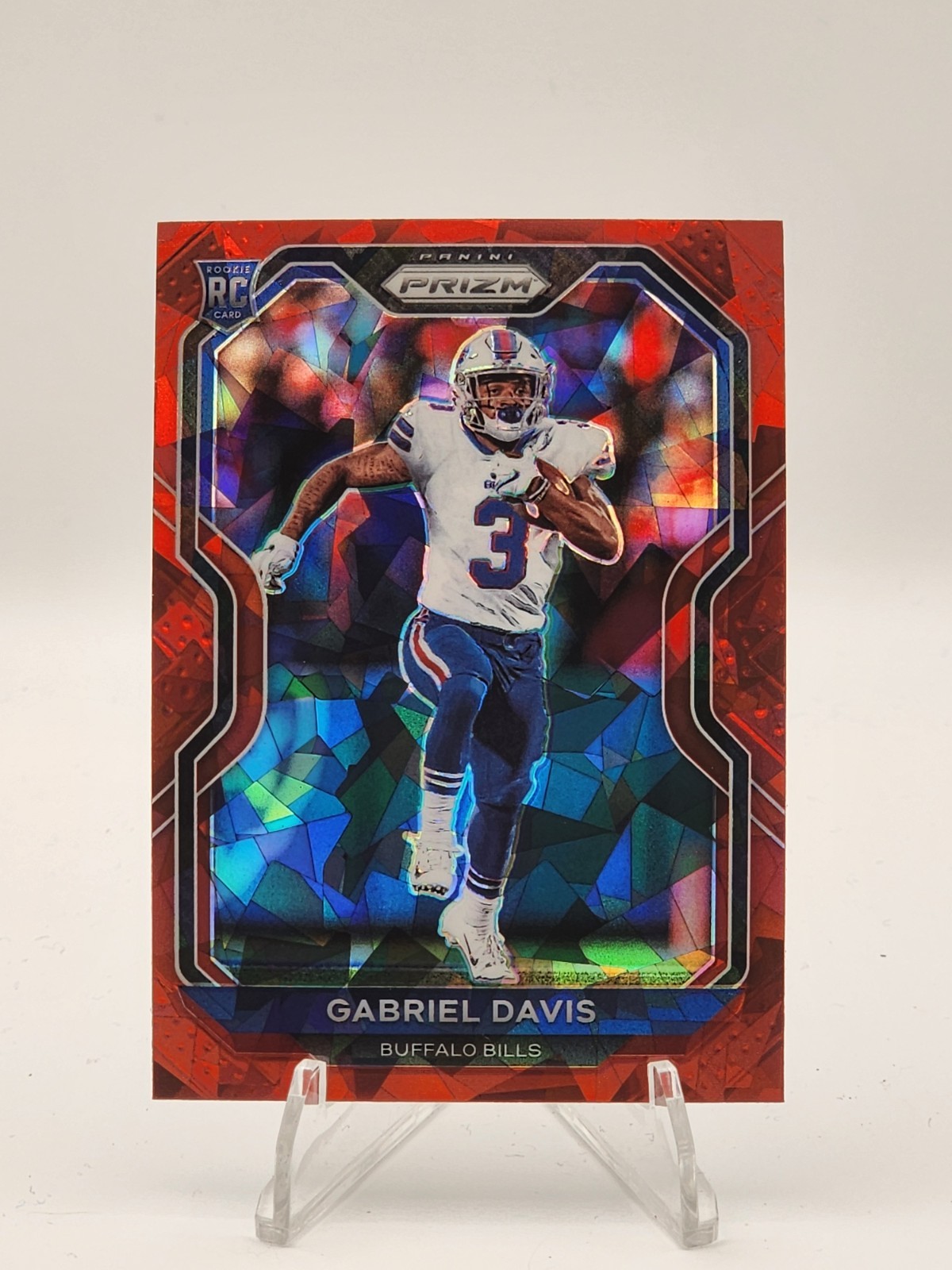 2020 Panini Prizm - Rookie Gabriel Davis #312 Red Ice Prizm (RC)