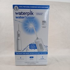 Waterpik Waterflosser Cordless Express WF-02W011 White New In Box