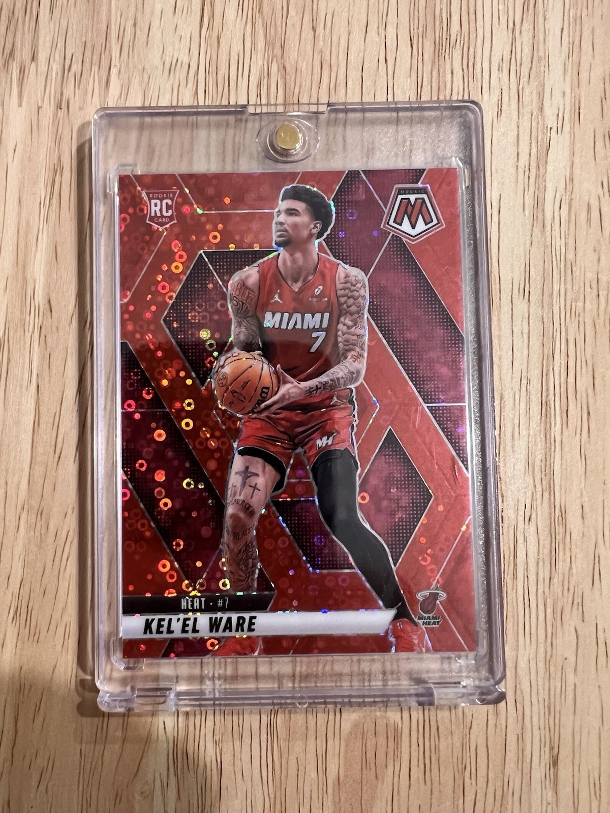 Jersey Match 7/99 Kel’el Ware #232 2024-25 Mosaic Rookie Card Red Fast Break