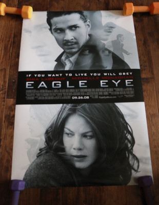 Eagle Eye 2008 Original Movie Poster 27x40 Rolled Double Sided