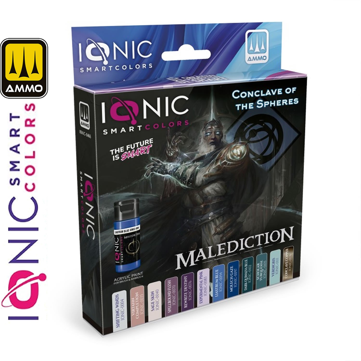 IONIC Malediction Conclave Spheres Smart Colours Acrylic 12 jars 20ml IONIC0466