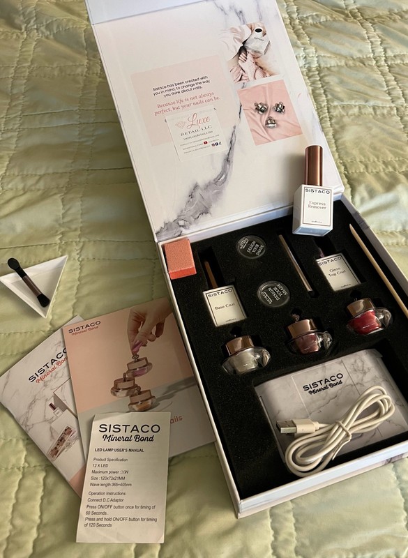 Sistaco Mineral Bond Manicure Pedicure Nail System