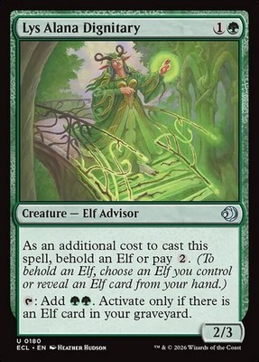 [MTG] Lys Alana Dignitary (0180) (ECL) NM
