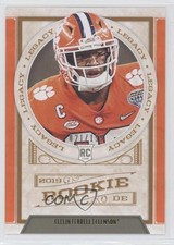 2019 Panini Legacy Rookies Orange 21/199 Clelin Ferrell #148 0b3