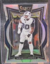 2024 Panini Select - Concourse DeMarcus Lawrence #47 Silver Prizm Die-Cut