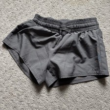 Abercrombie Kids girls athletic running Shorts grey lined