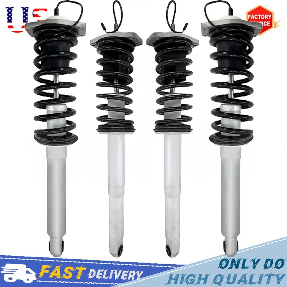 06-13 Maserati Quattroporte M139 Sport 4.2L Front Rear Shock Strut Assys #226147