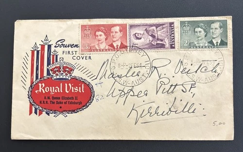 Australia FDC 1954 Royal Visit