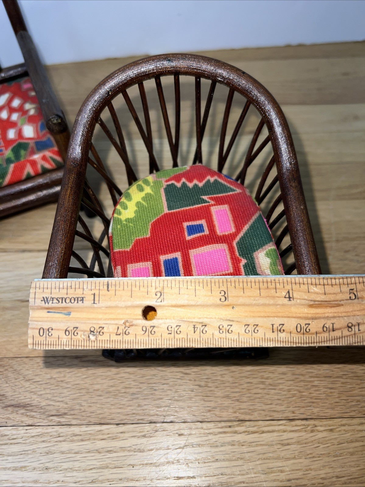 1970s Durham Industries Charley Rattan Barbie Furniture Set Retro Mod Tiki Bar