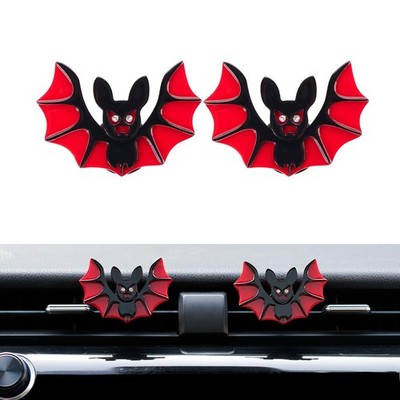 Rislobx Cute Bat Air Freshener Vent Clip, 2PCS Car 1 Count (Pack of 1), 