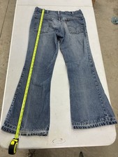 Vintage 70s 80 s Levi s 684 Orange Tab Bellbottom Flare Faded Denim Jeans 36x36