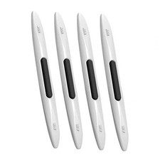 4 PCS Car Door Edge Guard,Silicone Anti-Static Car Guard Sticker for white