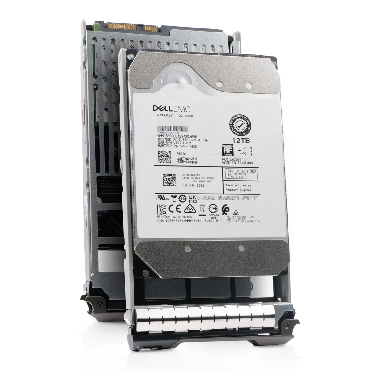 Dell SAS Internal Hard Disk Drives 12 TB Storage Capacity for sale