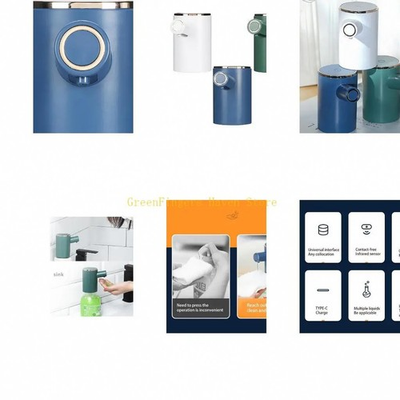 #ad #ad Automatic Liquid Soap Dispenser Touchless Sensor Plastic Detergent Shampoo $83.87