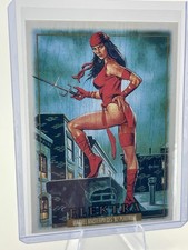2024 Marvel Masterpieces '92 Platinum - #22 -Elektra - Wood