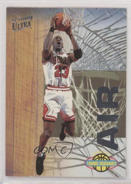 1993-94 Fleer Ultra Famous Nicknames Michael Jordan #7 HOF 05r0