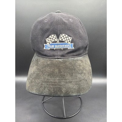 Port Authority Team Crescendo Ventures Leather Bill Strapback Hat Racing Promo