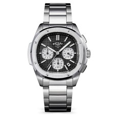 Image of Rotary Gents Watch Chronograph Stainless Steel RGB10027/04 RRP £269.00
