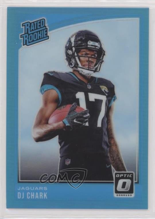 2018 Donruss Optic Rated Rookie Aqua Prizm 143/299 DJ Chark Jr #165 2qw