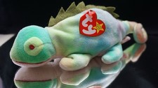 TY Beanie Babies 1997 Iggy the Iguana w/ All Tags