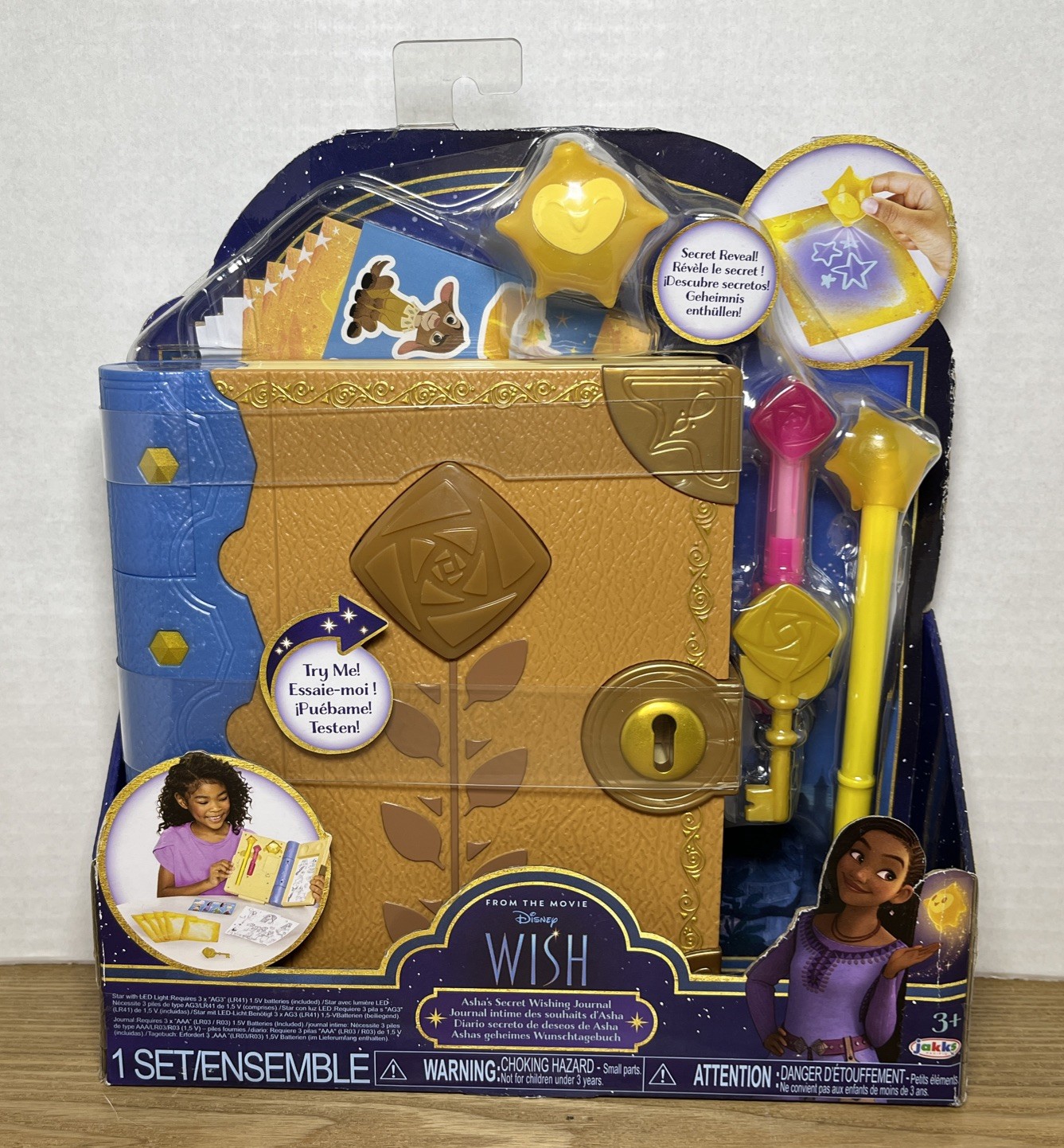 Disney Wish Asha’s Secret Wishing Journal New/Sealed