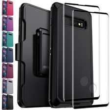 For Samsung Galaxy S10 S10E S10 Hybrid Case Cover  Holster / Screen Protector