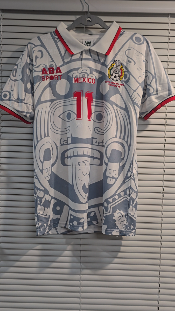 Mexico National Team Away - World Cup 1998 - BLANCO # 11 - 2XL