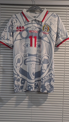 Mexico National Team Away - World Cup 1998 - BLANCO # 11 - SMALL