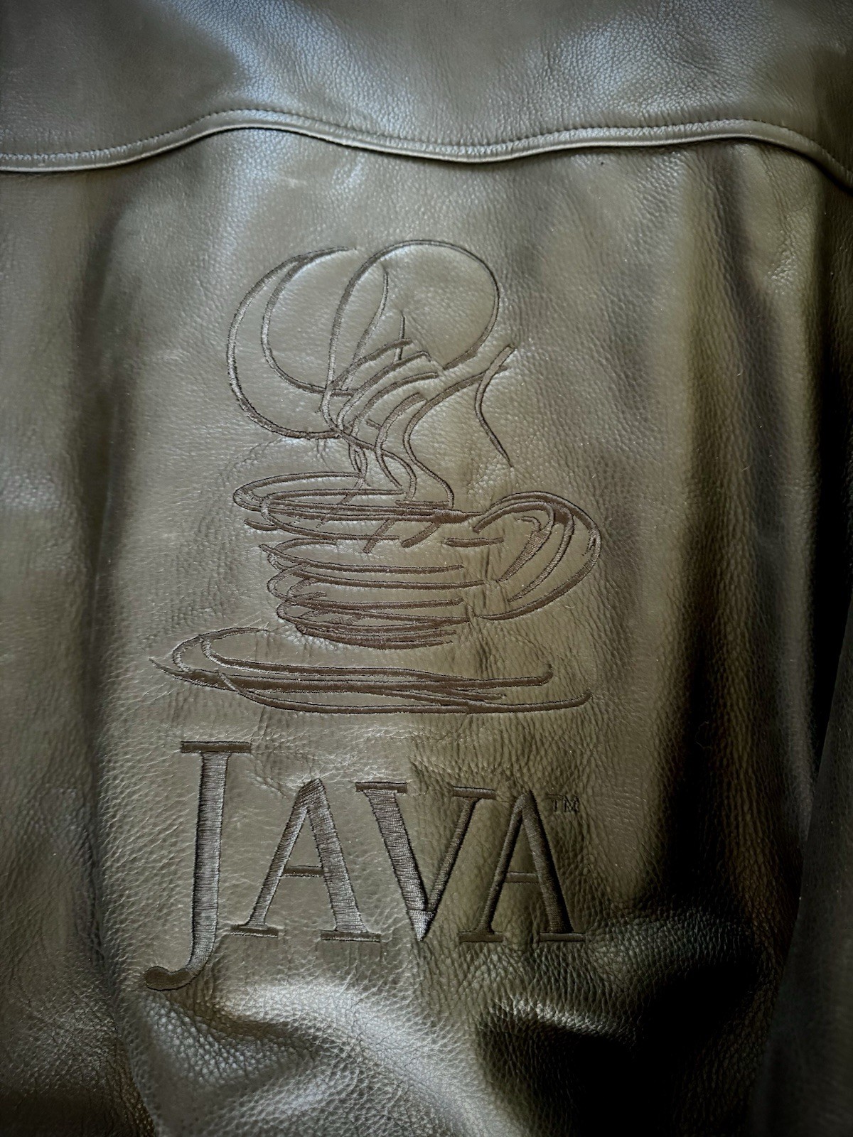 Rare Vintage SUN MICROSYSTEMS JAVA Embroidered Bl… - image 3