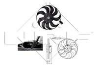 Nrf LüFter MotorküHlung 47381 FüR 8PA 8P1 Vw Bvy Blx Bly Audi Bgu Bmb Bvz Blr A3