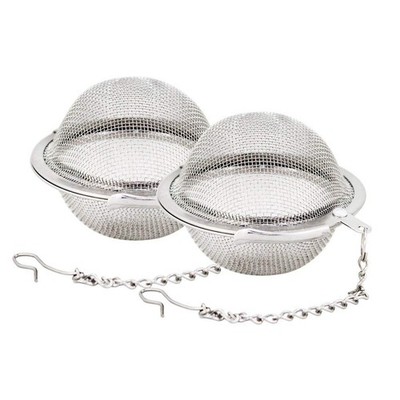 Fu Store 2pcs Stainless Steel Mesh Tea Ball 2.1 Inch inches, 2 Piece 