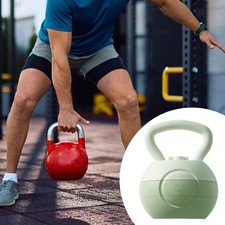 Kettlebell portatile regolabile riempito d'acqua, robusto, per donne e