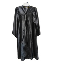 Balfour Souvenir Graduation Gown Unisex Black Size 48 Long Sleeve Full Zip