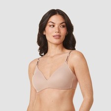 Warner s No Side Effects Wire-Free Bra Light Pink 34B