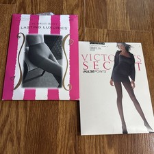 Vintage Victoria Secret Pantyhose New Large - Control Top Cocoa Color
