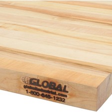 Workbench Top - Maple Butcher Block Square Edge 96" W x 36" D x 1-3/4" Thick