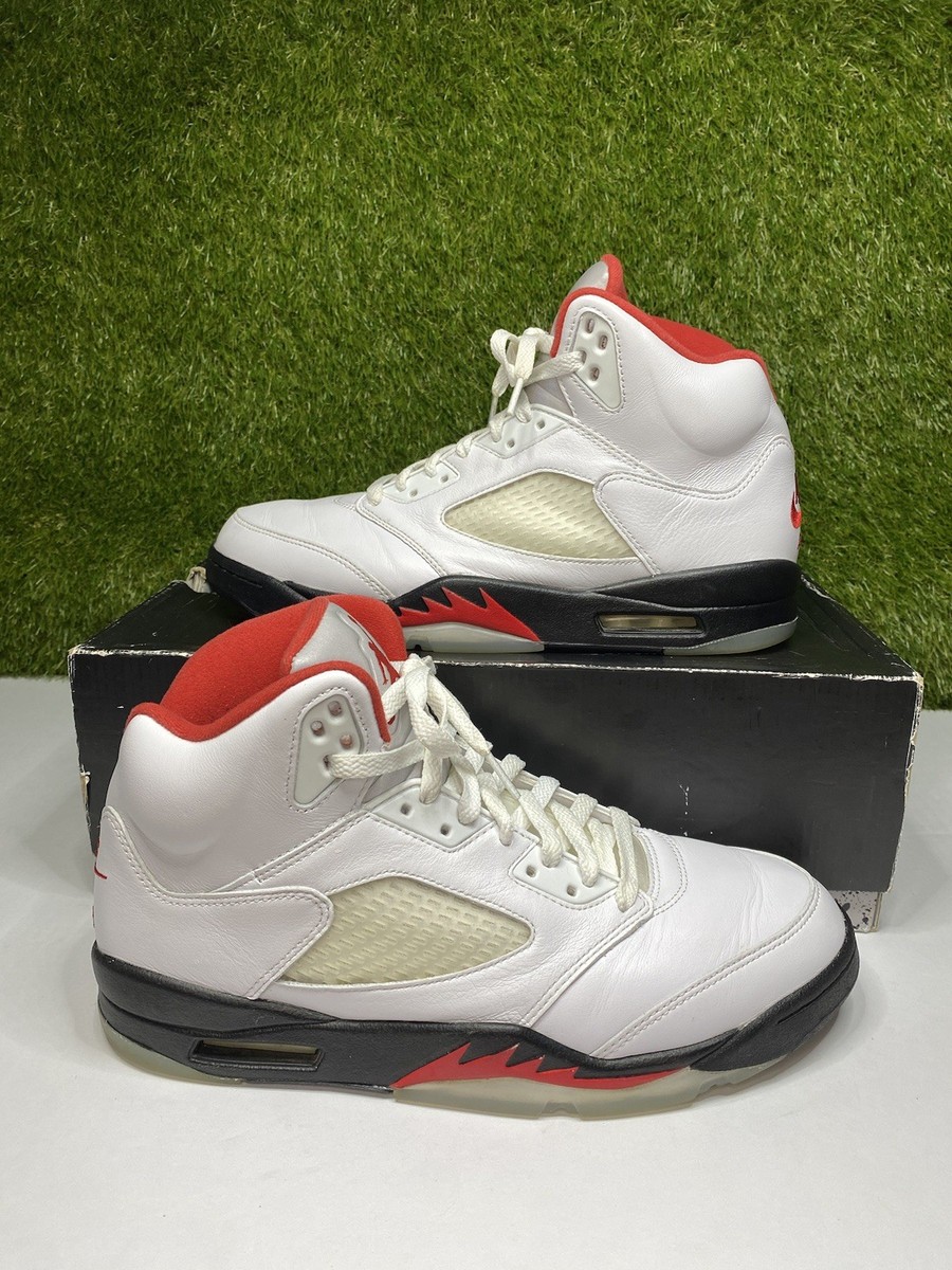 Air Jordan 5 Retro ‘White Fire Red’ DA1911-102 Size 10 Air Jordan 5 Retro  main image 3