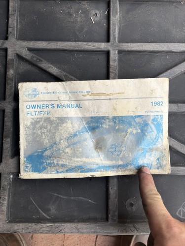 1982 Harley Flt/Fxr Owners Manual