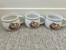 Campbell&rsquo;s 2006 Large Ceramic Soup Mug Houston Harvest Collectible Set Of 3
