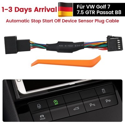 Car Start Stop Engine System Control Cable Disable Plug For VW Skoda Octavia DE