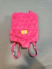 Build A Bear Pink Plush Toy Carrier Backpack Adjustable Straps
