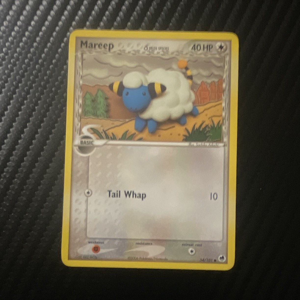 The Pokémon Company Mareep Dragon Frontiers Common Regular EN 40HP 54/101 Delta