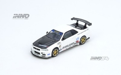 INNO64 2026 Diecast Nissan Top Secret (R34) GT-R White