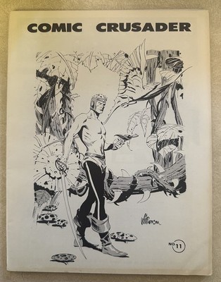 Comic Crusader #11 1971-Al Williamson Flash Gordon Cover-Art by Adkins