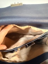 Michael Kors Saffiano Black Leather Crossbody...
