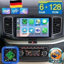 6+128GB OTA Android 16 Autoradio GPS Für VW Sharan 7N Seat Alhambra II 2010-2021
