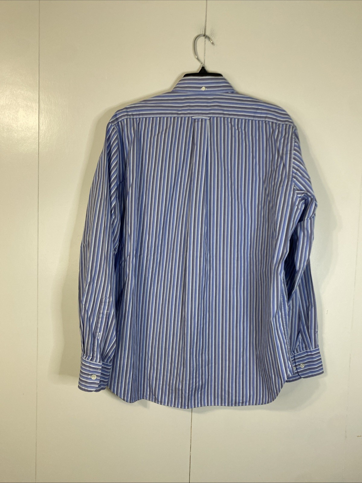 Facconable Button Down Shirt Long Sleeve Blue Men… - image 10